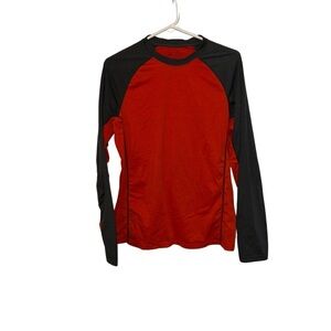 REI Men's Long Sleeve Shirt - Red and Black